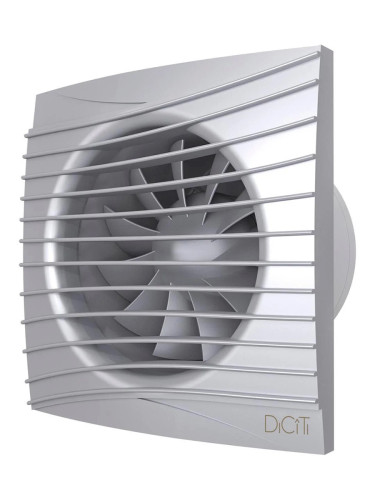 Вентилятор 100 мм SILENT 4C Gray metal