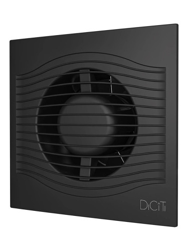 Вентилятор 100 мм SLIM 4C Matt black