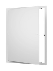 Люк нажимной LN 40х60 белый пластик