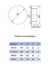 Заглушка PDP 160 мм пластик