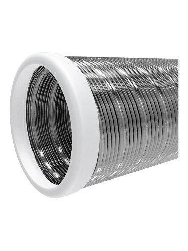 Воздуховод FD 80 мм 2м спирально-навивной из нержавеющей стали