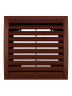 Решетка РРН 150х150 мм разъемная коричневая пластик
