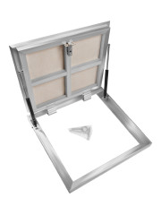 Люк напольный Периметр Коробом 90х90 с амортизаторами